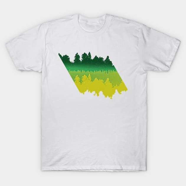 Treeline T-Shirt by HilariousDelusions